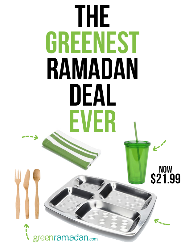 Green Ramadan Zero Trash Iftar Kit $21.99
